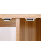 Artiss Buffet Sideboard Double Doors - Oak - Rear View