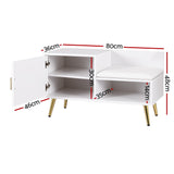 Artiss Shoe Rack Cabinet Bench 6 Pairs White - Front View