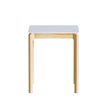 Artiss Coffee Table Marble Effect Square - Side View