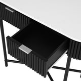 Artiss Console Table 2 Drawers 100CM - Top-Down View
