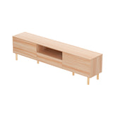 Artiss Entertainment Unit Stand TV Cabinet Storage Drawers Display Shelf 180CM - Rear View