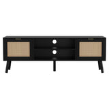 Artiss TV Unit 150cm Storage Cabinet Black - 45-Degree Angle