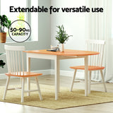 1.1M Artiss Dining Table Extendable - Top-Down View