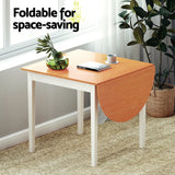 1.1M Artiss Dining Table Extendable - 45-Degree Angle