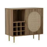 Artiss Buffet Sideboard with Wine Rack - ANYA - Side View