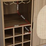 Artiss Buffet Sideboard with Wine Rack - ANYA - 45-Degree Angle
