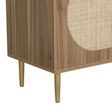 Artiss Buffet Sideboard 2 Doors - ANYA - Close-Up Angle