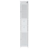 Artiss Bathroom Toilet Storage Cabinet Laundry Tallboy Cupboard Slim Corner - Side View
