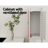 Artiss Bathroom Toilet Storage Cabinet Laundry Tallboy Cupboard Slim Corner - 45-Degree Angle