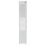 Artiss 2X Bathroom Toilet Storage Cabinet Laundry Tallboy Cupboard - Top-Down View