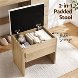 Artiss Dressing Table Makeup Vanity Desk Large LED Mirror 10 Drawers Power Outlet Hair Dryer Holder Hook Wood - Extra Image