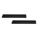 Artiss Floating Wall Shelf Set of 2 Black 90CM