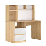 Artiss Computer Desk Office Study Desks Table Bookshelf Drawer - Close-Up Angle