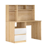 Artiss Computer Desk Office Study Desks Table Bookshelf Drawer - Side View