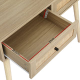 Artiss Dressing Table Set Rattan Frances - 45-Degree Angle