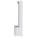 Artiss Shoe Rack Cabinet Hall Tree Coat Rack 180CM White - 45-Degree Angle