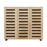 Artiss Shoe Rack Cabinet 30 Pairs Adjustable Shelf - 45-Degree Angle