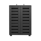 Artiss Shoe Rack Storage Cabinet 20 Pairs 5-tier Black Alster