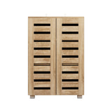 Artiss Shoe Rack Cabinet 20 Pairs 5-tier Wood Alster - 45-Degree Angle