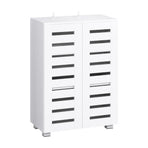 Artiss Shoe Rack Storage Cabinet 20 Pairs 5-tier White Alster, image 3