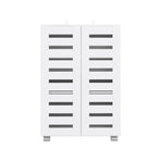 Artiss Shoe Rack Storage Cabinet 20 Pairs 5-tier White Alster, image 5