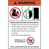 Artiss Buffet Sideboard Storage Cabinet Kitchen Cupboard Clear Door Drawer Black - Front View