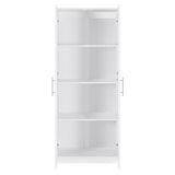 Artiss 2 Door Buffet Sideboard Cupboard Cabinet Pantry White - 45-Degree Angle