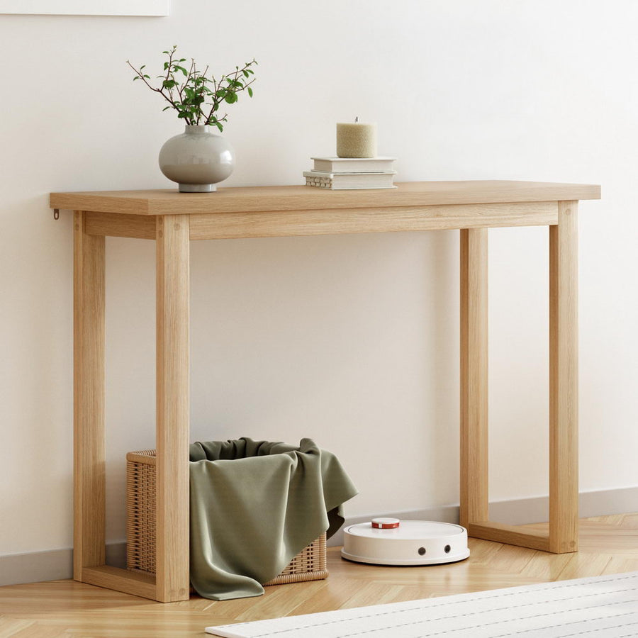 Artiss Console Table 110CM Pine, image 7
