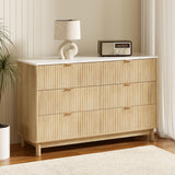 Artiss 6 Chest of Drawers Dresser Table Pine - Low Angle