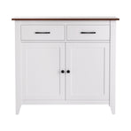 Artiss Buffet Sideboard Storage Cabinet Kitchen Cupboard Hallway 2 Drawers White
