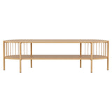 Artiss TV Unit Entertainment Unit Storage Shelf 148cm Pine - 45-Degree Angle