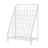Keezi 6 Tiers Kids Bookshelf Magazine Rack Children Bookcase Organiser Foldable - Side View