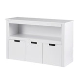 Keezi Kids Bookshelf 3 Drawers Storage Children Bookcase Toy Organiser Display - Side View