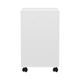 Artiss 5-Drawer Filing Cabinet Mobile Rolling Storage Cabinet Chest of Drawers Stand White - Top-Down View