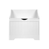 Keezi Kids Toy Box Chest Children Storage Clothes Toys Organiser Square - Side View