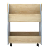 Keezi Kids Toy Box Bookshelf Storage Bookcase Organiser Display Shelf - Top-Down View