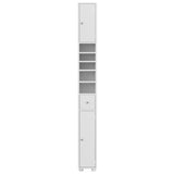 Artiss Bathroom Storage Cabinet 180cm Tall Slim Floor Cupboard Toilet Narrow Linen Tower - Side View
