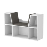 Keezi Kids Bookshelf Bookcase Toys Box Shelves Storage Cabinet Container Children Organiser - Side View