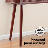 Artiss Console Table 2 Drawers 120CM - Rear View