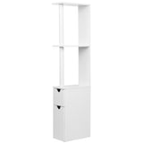 Artiss Bathroom Cabinet Storage 118cm Shelf White - Side View