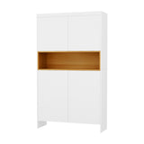 Artiss Shoe Rack Storage Cabinet 9 Tiers White - Side View
