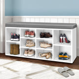 Artiss Shoe Rack Storage Cabinet Bench BOA - Close-Up Angle