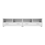 Artiss TV Cabinet Entertainment Unit 180cm White Eddie - 45-Degree Angle