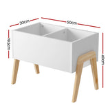 Keezi Kids Toy Box Chest Storage Bin Container Wooden Cabinet Clothes Book Organiser Bedroom - Front View