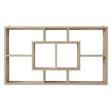 Artiss Floating Wall Shelves Bookshelf Wood - Side View