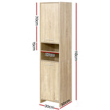 Artiss Bathroom Cabinet Storage 185cm Wooden - Front View