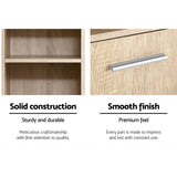 Artiss Bathroom Cabinet Storage 185cm Wooden - Rear View