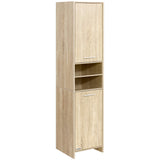 Artiss Bathroom Cabinet Storage 185cm Wooden - Side View