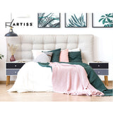 Artiss Bedside Table 2 Drawers - BONDS White - Extra Image