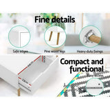 Artiss Coffee Table Storage Drawer White Larin - Top-Down View